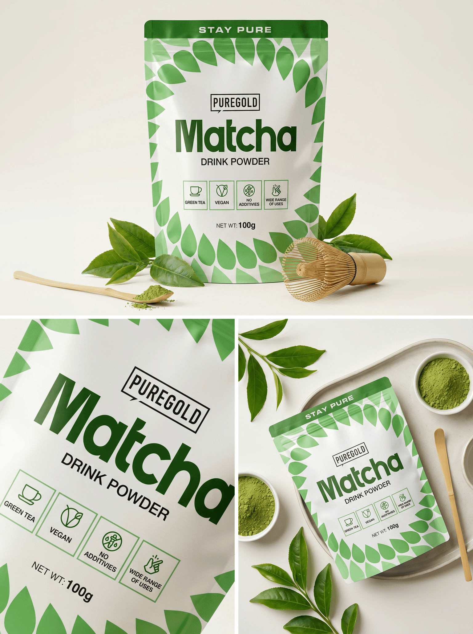 Pure Gold Matcha Drink Powder